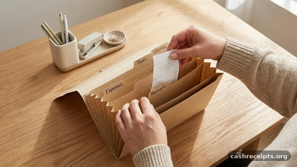 How to Organize Cash Receipts for Better Record Keeping